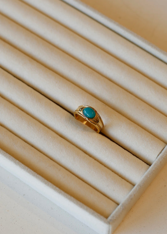 TURQUOISE band ring