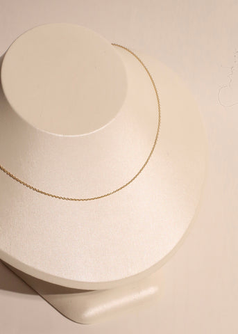 PLAINCHAIN gold-filled necklace