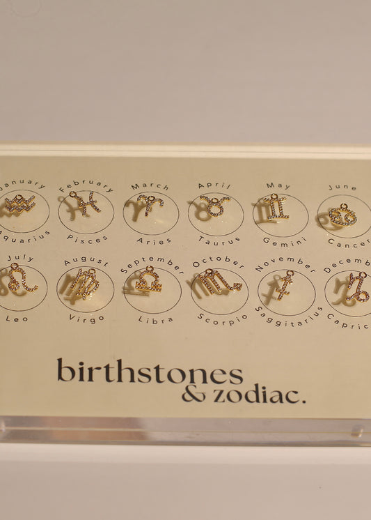 ZODIAC CRYSTAL charms