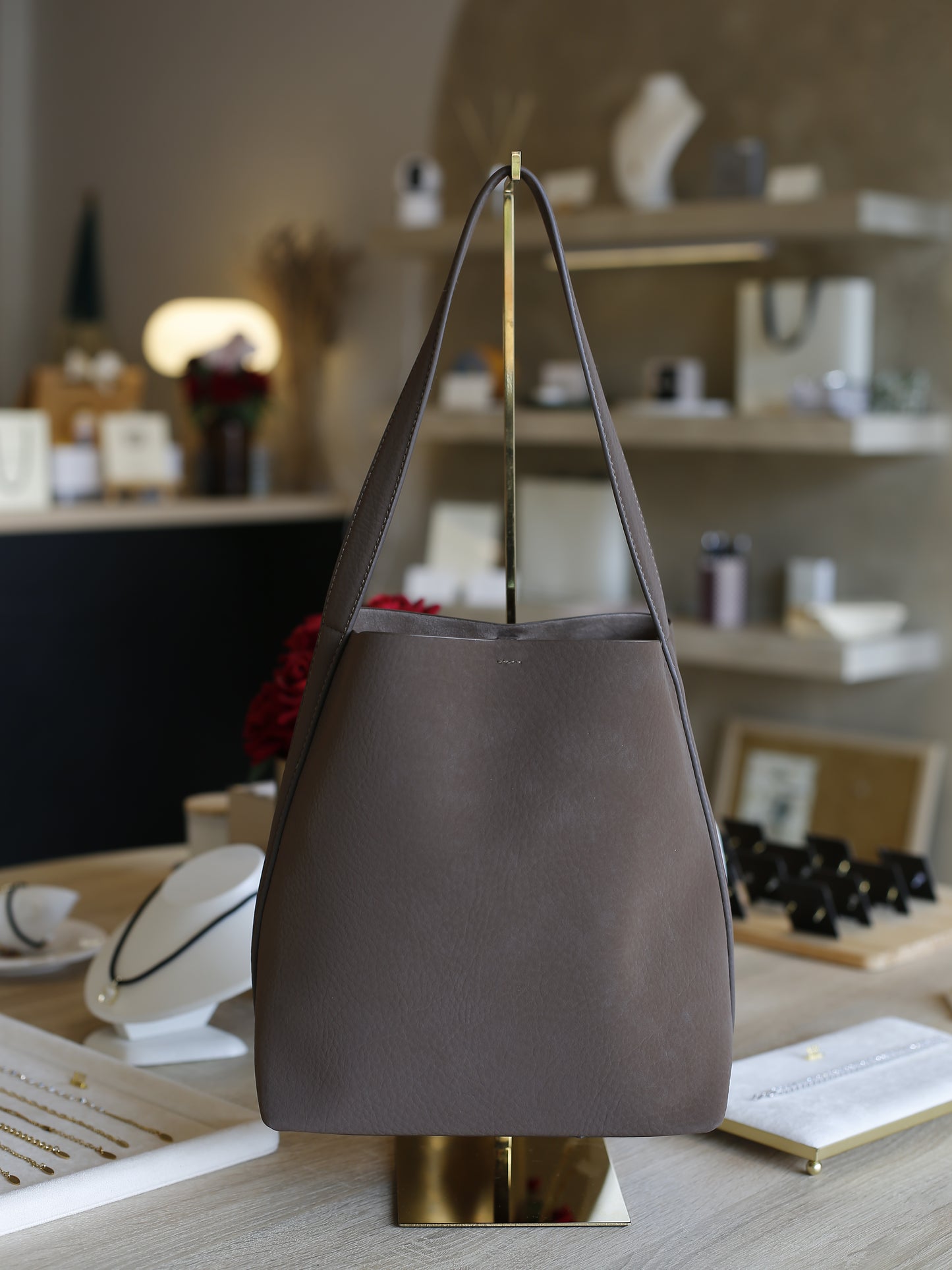 ZARA Bucket Shoulder Bag (Brown)