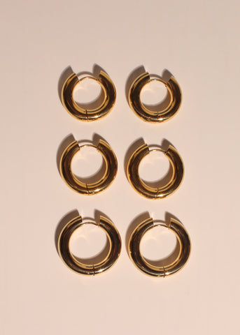 ROUND Thick Hoops