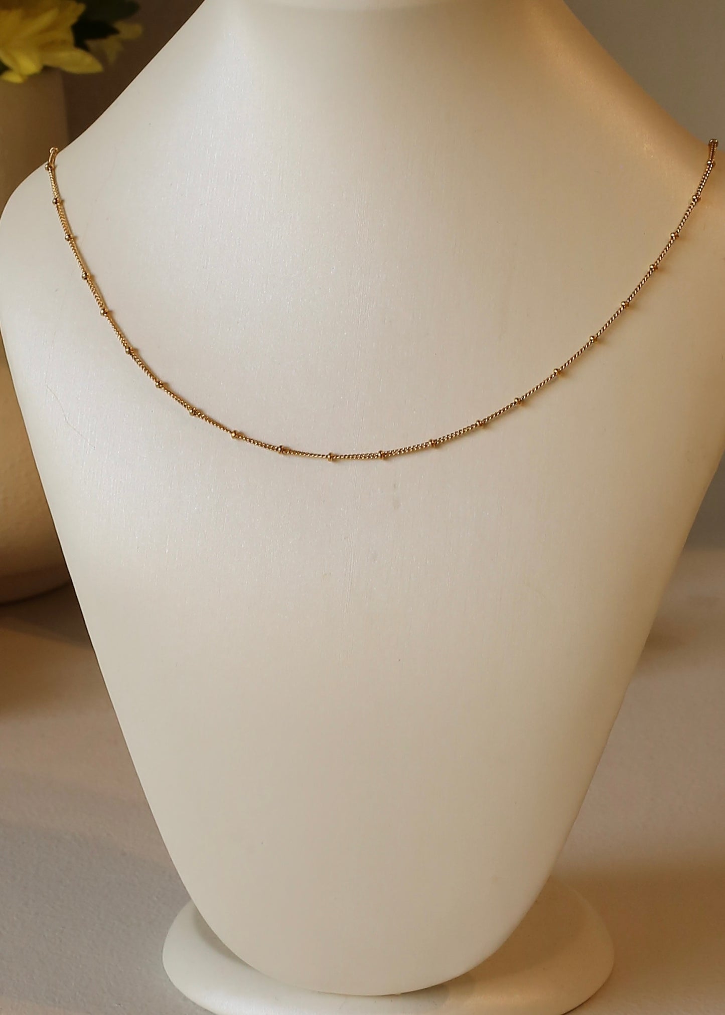 BALLCHAIN gold filled necklace