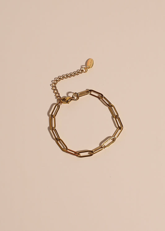 PAPERCLIP chain stainless steel bracelet