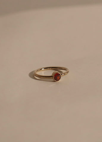 RUBY gold-filled ring