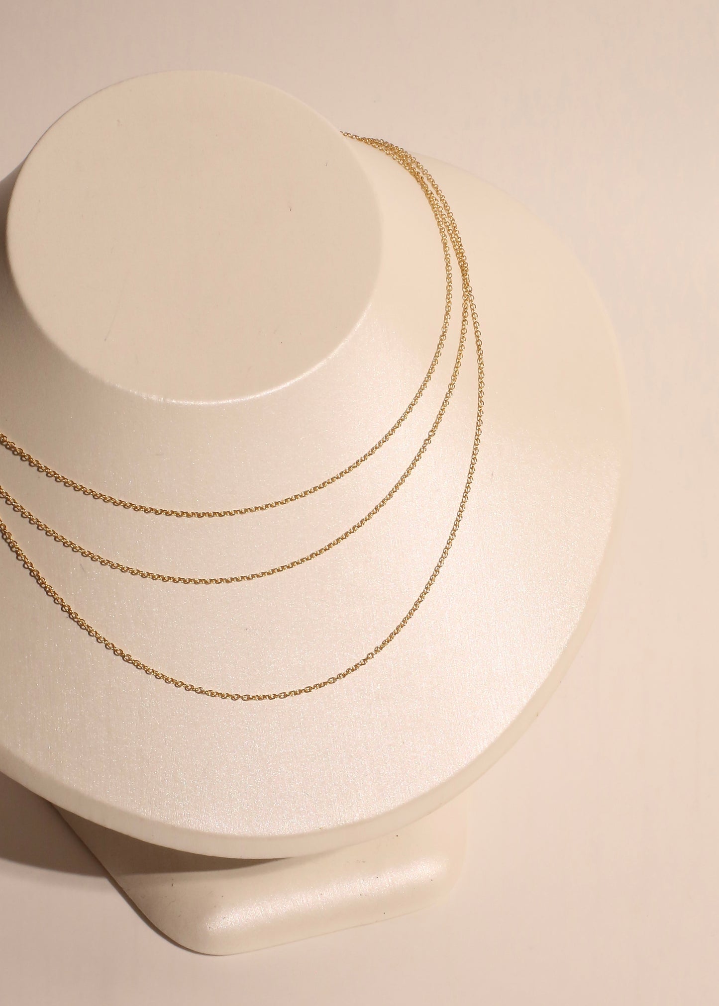 PLAINCHAIN gold-filled necklace