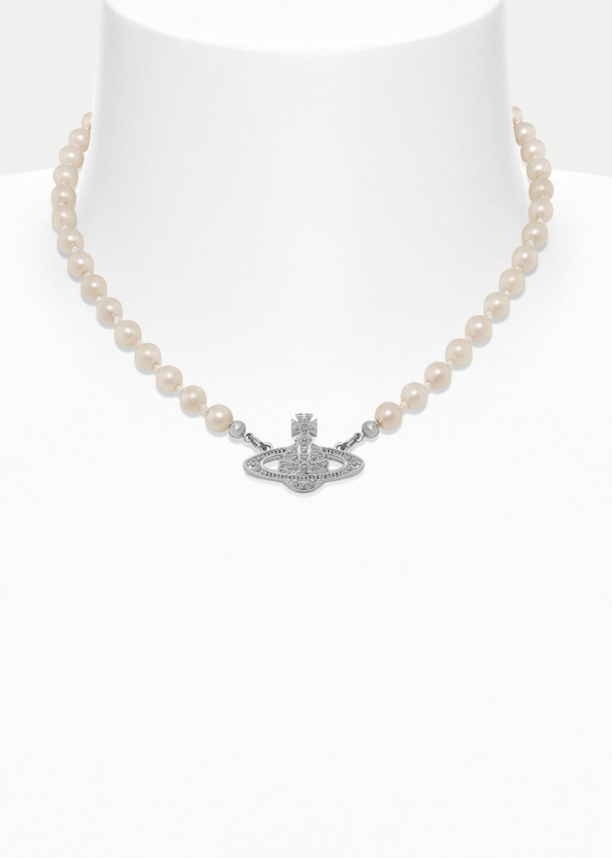 VIVIENNE WESTWOOD Mini Bas Relief pearl choker