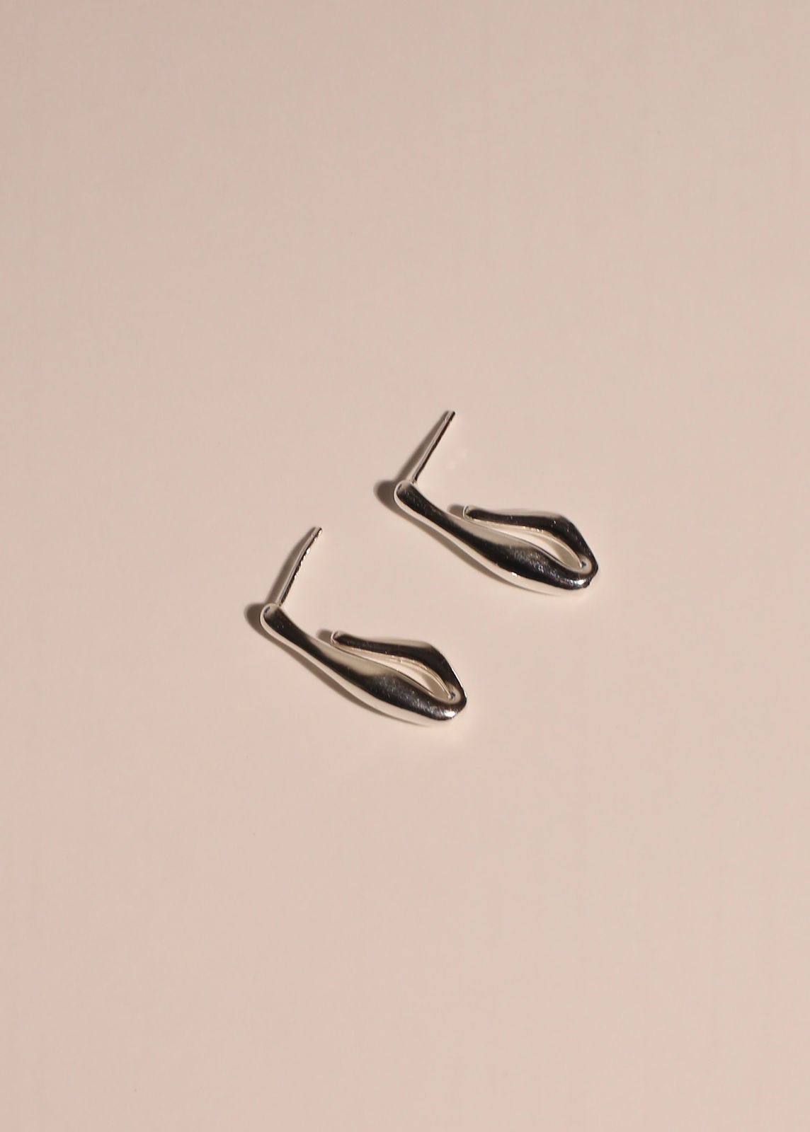 WAVEDROP Sterling Silver Earrings