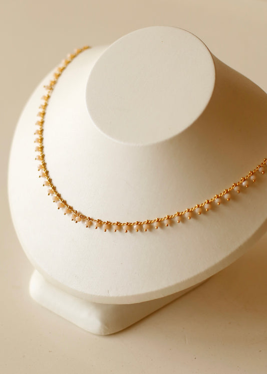 SUMMER (peach) necklace