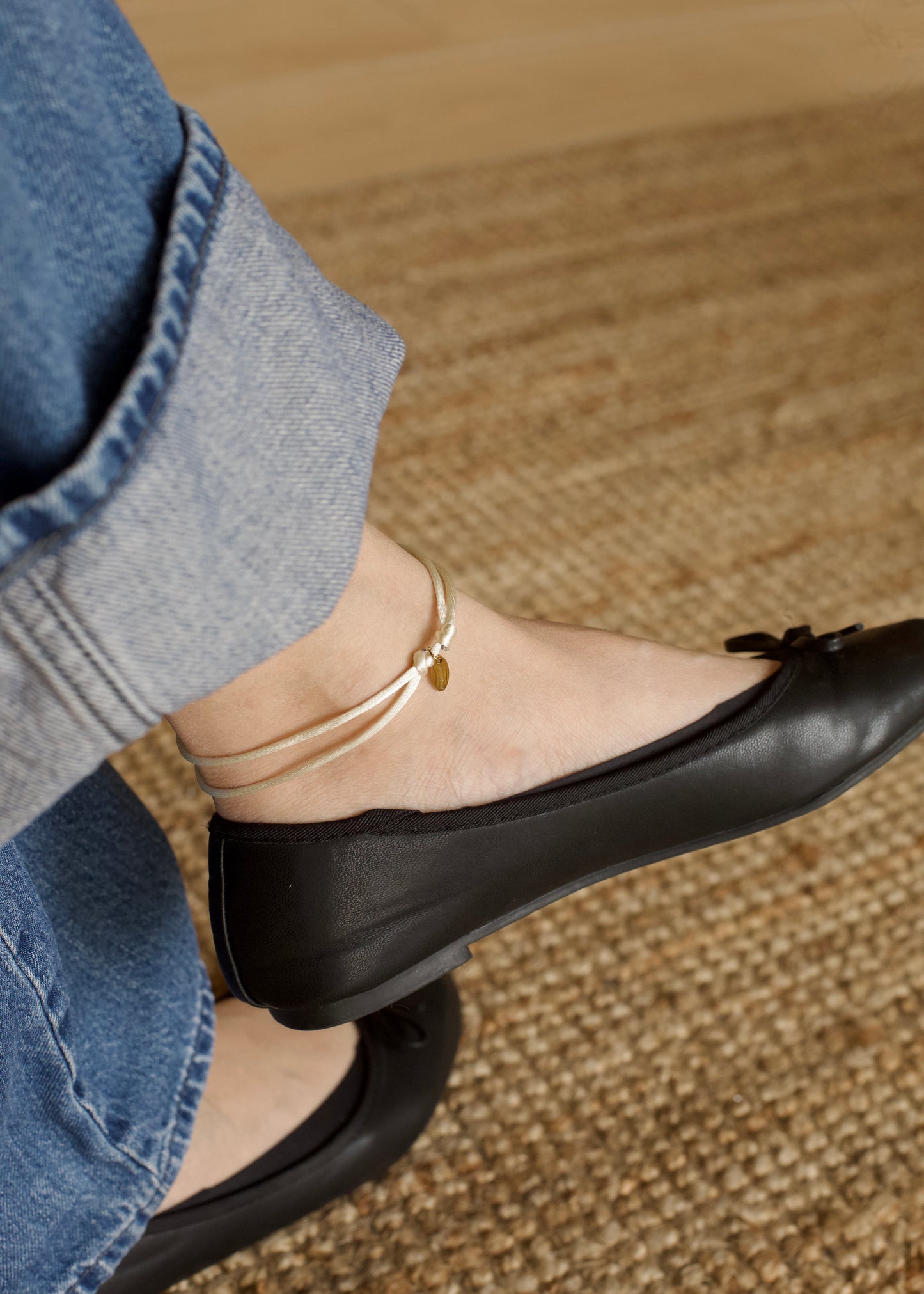 SATIN CORD anklet