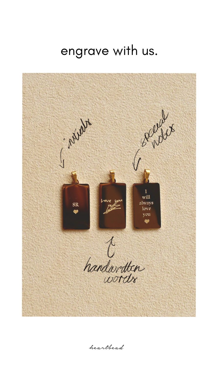 CLASSIC Rectangle Engravable Pendant Necklace