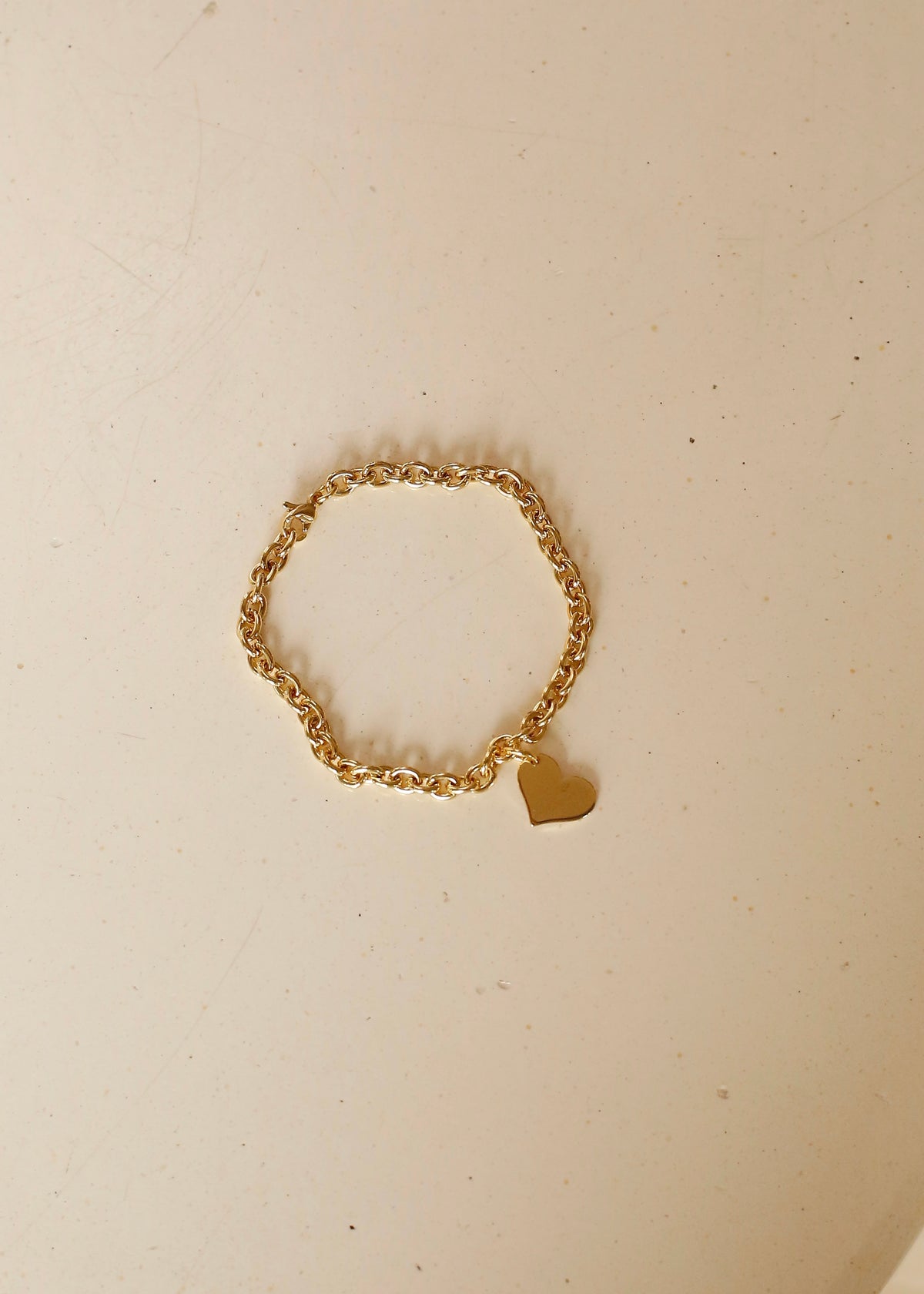 MINIHEART gold plated engravable bracelet