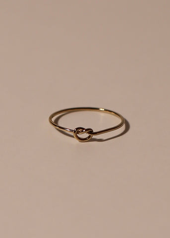 KNOT gold-filled ring