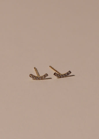ARCH 9ct solid gold studs