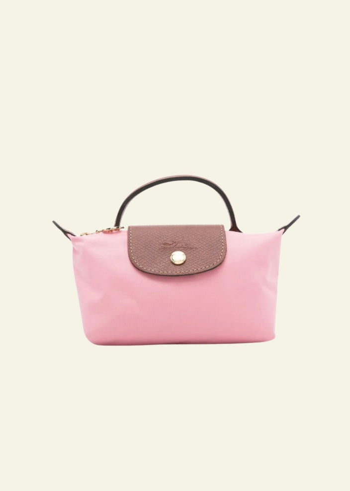 LONGCHAMP Le Pliage Mini Pouch (pink)