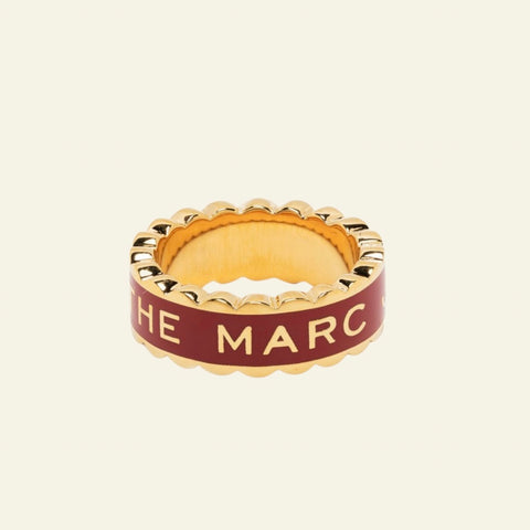 PREORDER MARC JACOBS logo-embossed ring