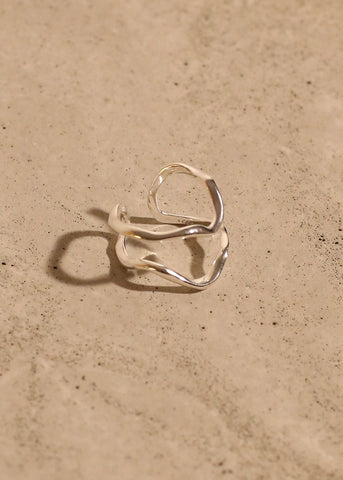 WAVE sterling silver ring