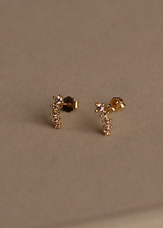 ARCH five crystal studs