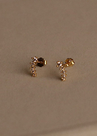 ARCH five crystal studs