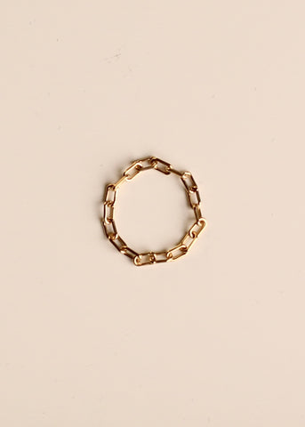 ROLO gold filled chain ring