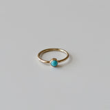 TURQUOISE gold-filled ring